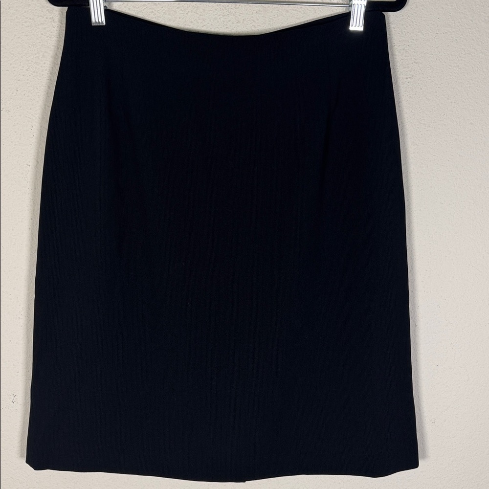 Alex Garfield Vintage Elegant Black Skirt knee length size 12